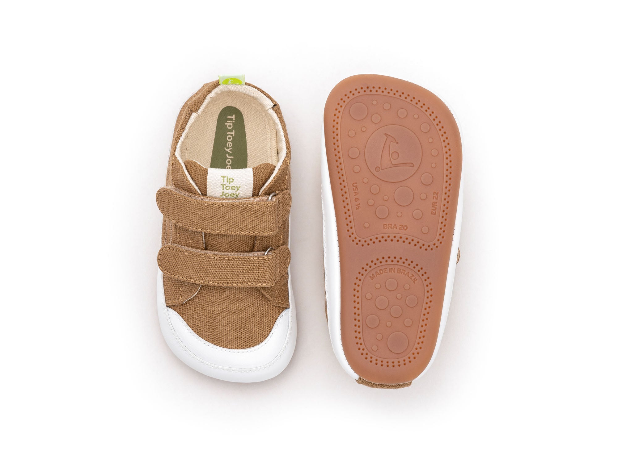 Calzado Bebé Barefoot Tip Toey Joey Bossy Green Marrón