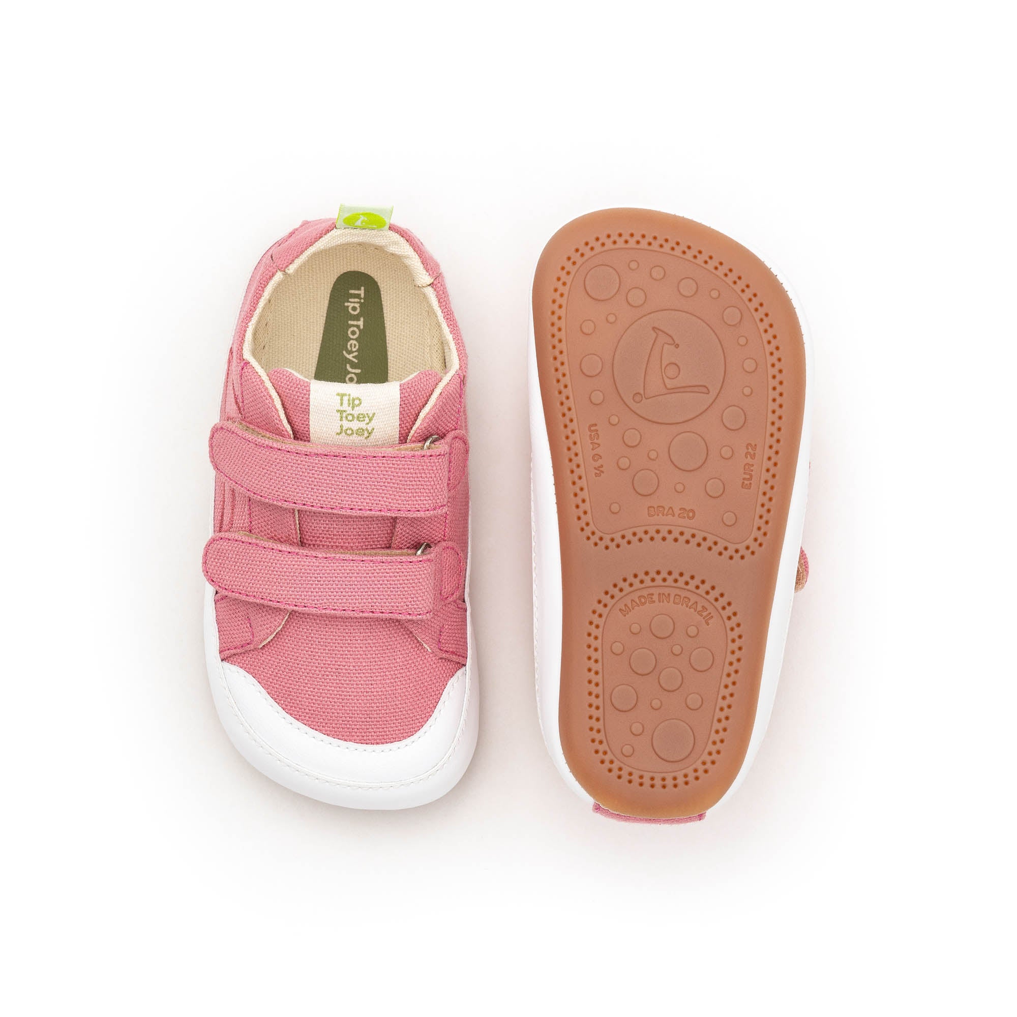 Calzado Bebé Barefoot Tip Toey Joey Bossy Green Rosado