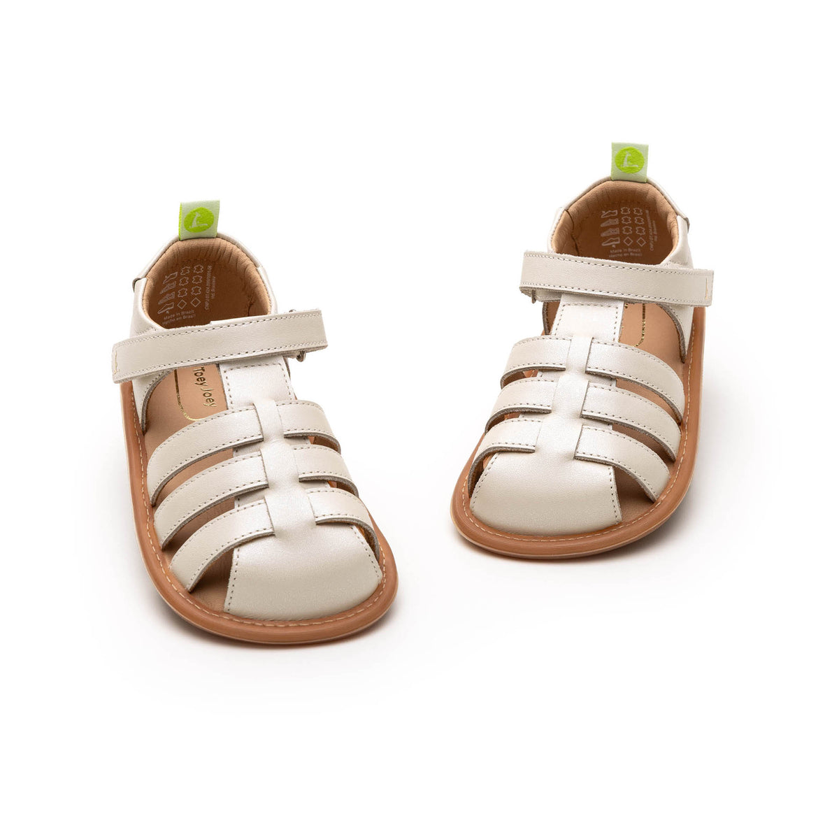 AE.MIY1-975 Sandalia Bebe Barefoot Tip Toey Joey Minty Beige