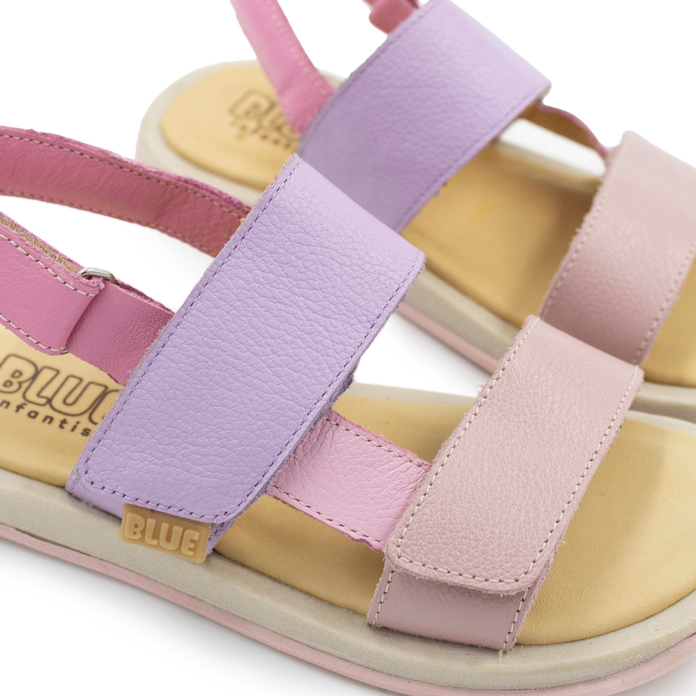 Sandalia Blue Infantis Paty Rosada/Lila