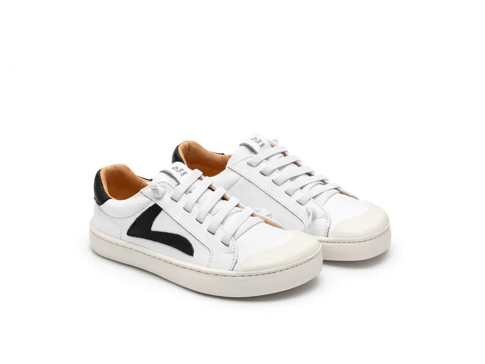 Calzado Infantil Barefoot Tip Toey Joey Ground Blanco/Negro