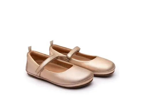 Chatita Infantil Barefoot Tip Toey Joey Marie Metálica