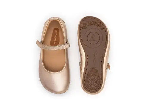Chatita Infantil Barefoot Tip Toey Joey Marie Metálica