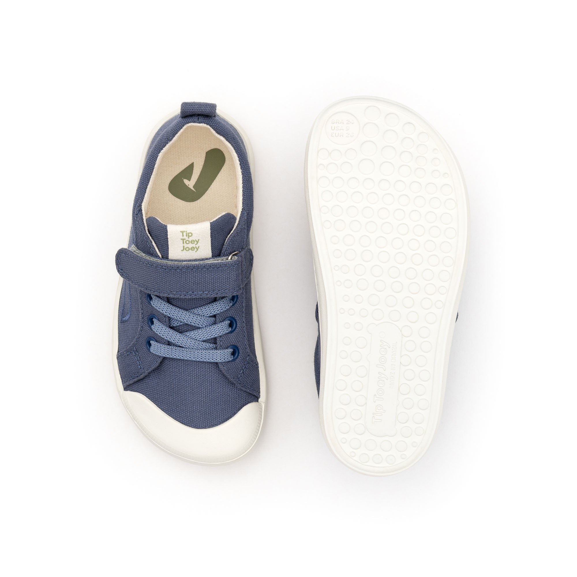 Calzado Infantil Barefoot Tip Toey Joey Dash Green Azul 5