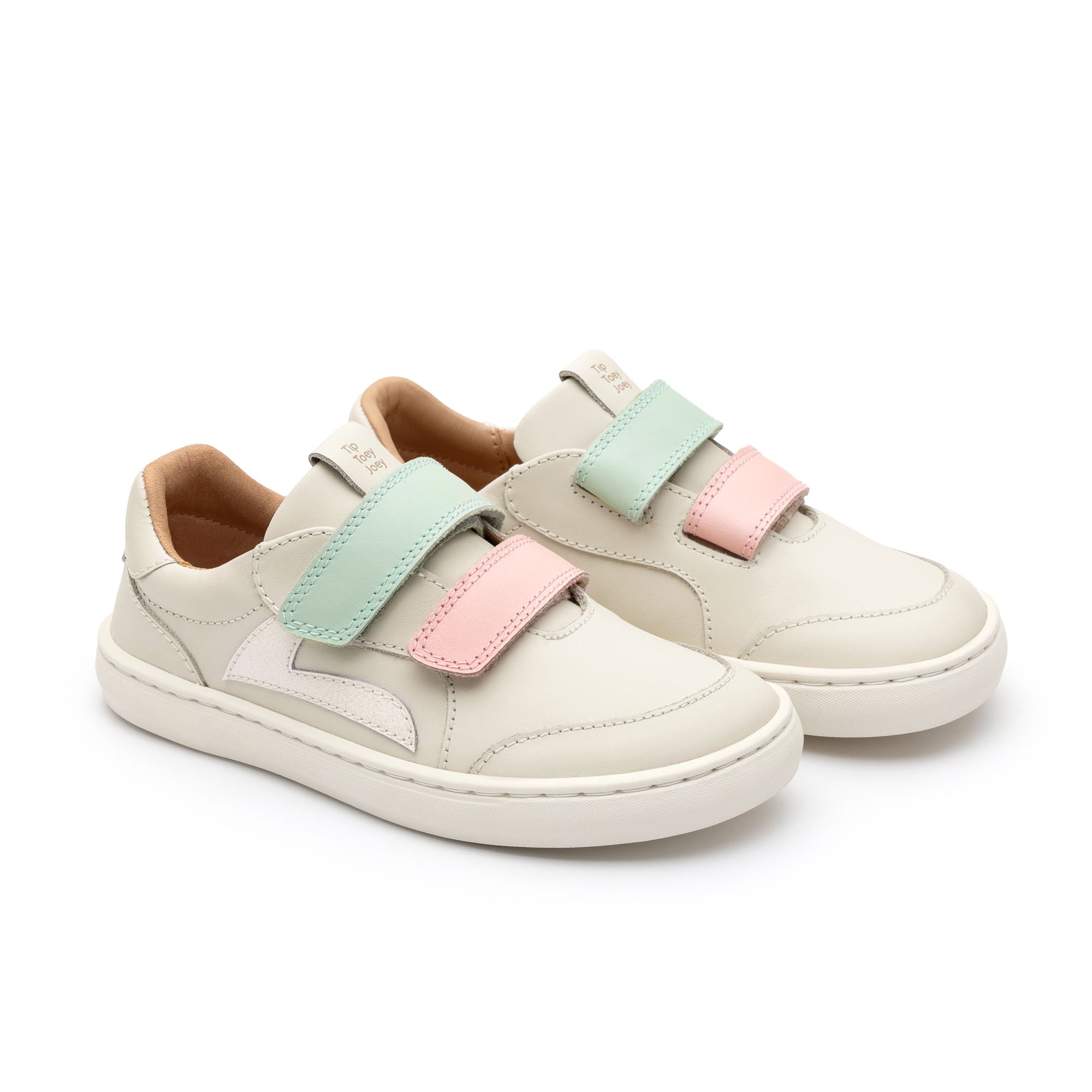 Calzado Infantil Barefoot Tip Toey Joey Landy Beige Candy Colors