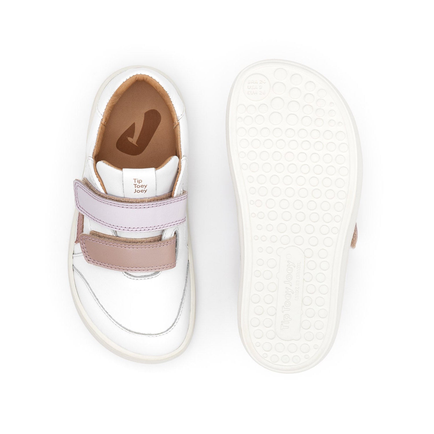 Calzado Infantil Barefoot Tip Toey Joey Landy Blanco/Rose 4
