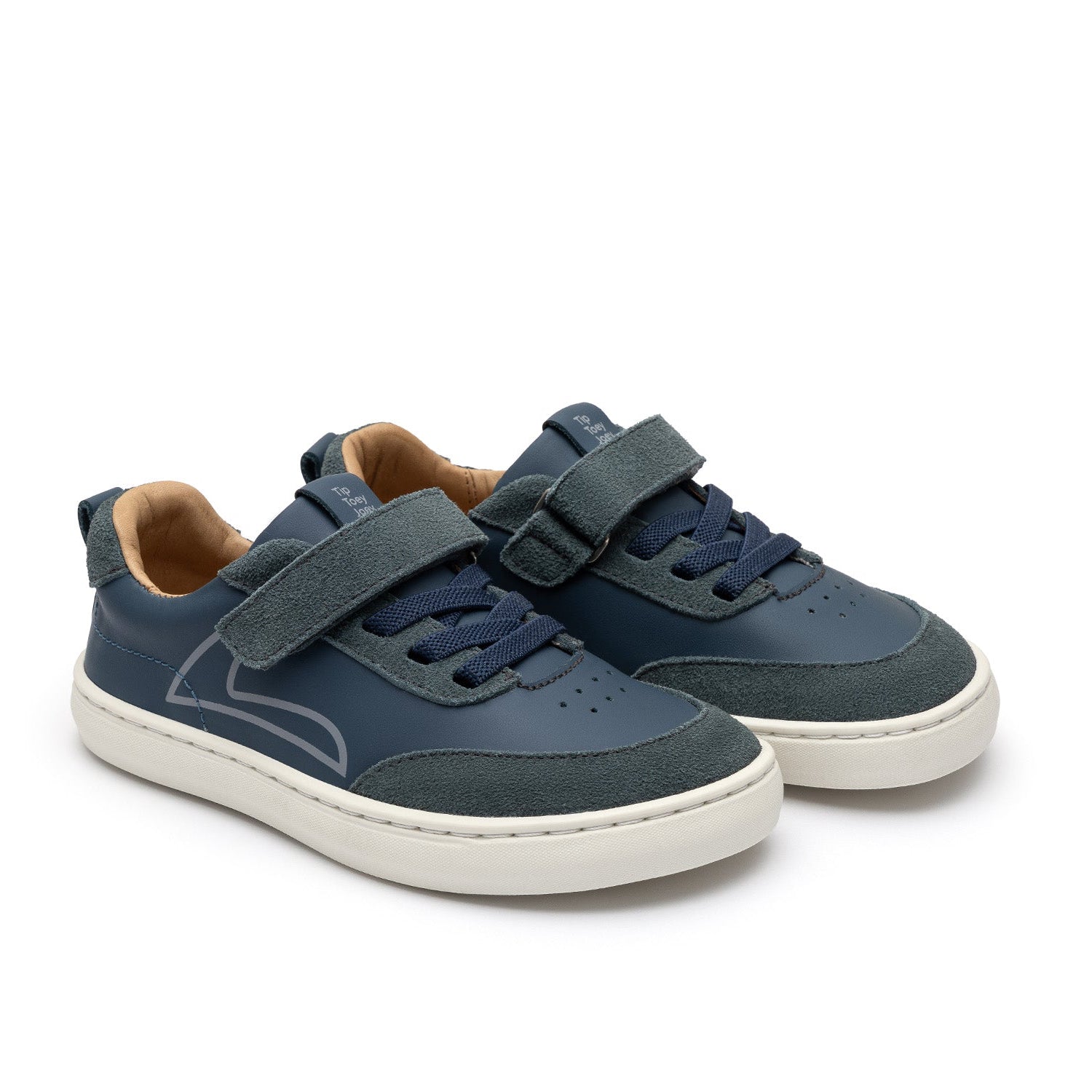 Calzado Infantil Barefoot Tip Toey Joey Outline Azul 3