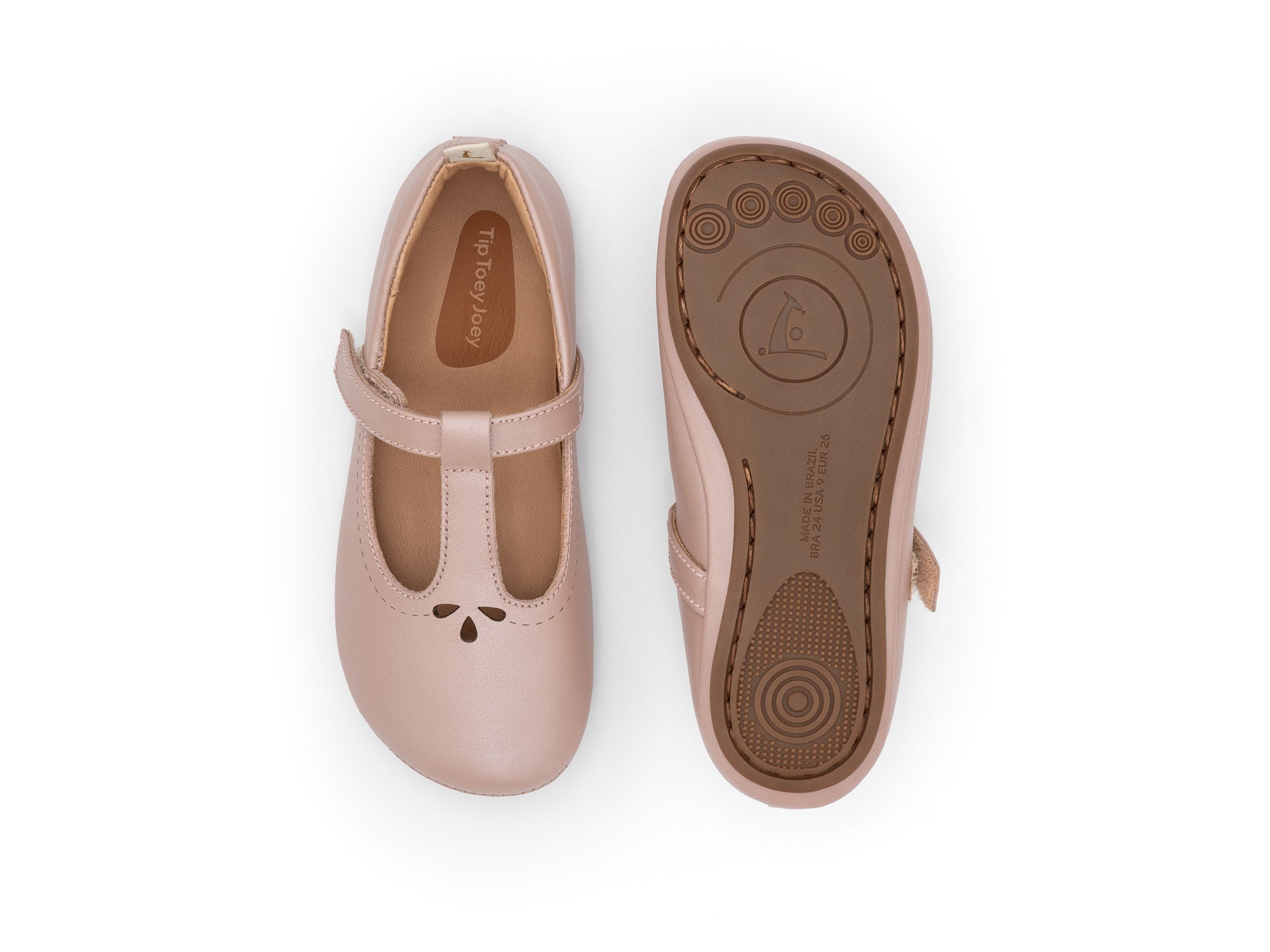 Chatita Infantil Barefoot Tip Toey Joey Dainty Rosada