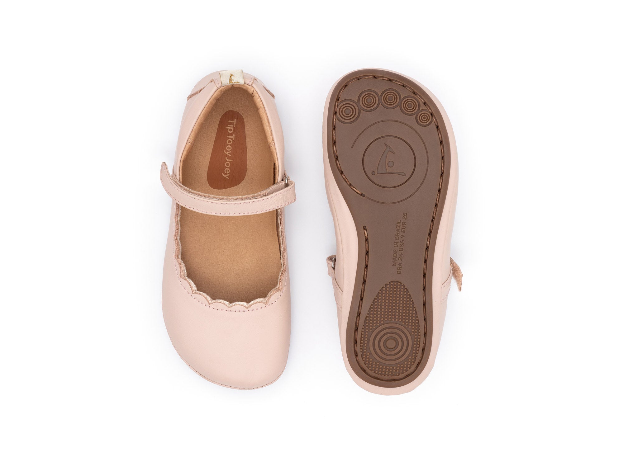 Chatita Infantil Barefoot Tip Toey Joey Misty Rosada 6