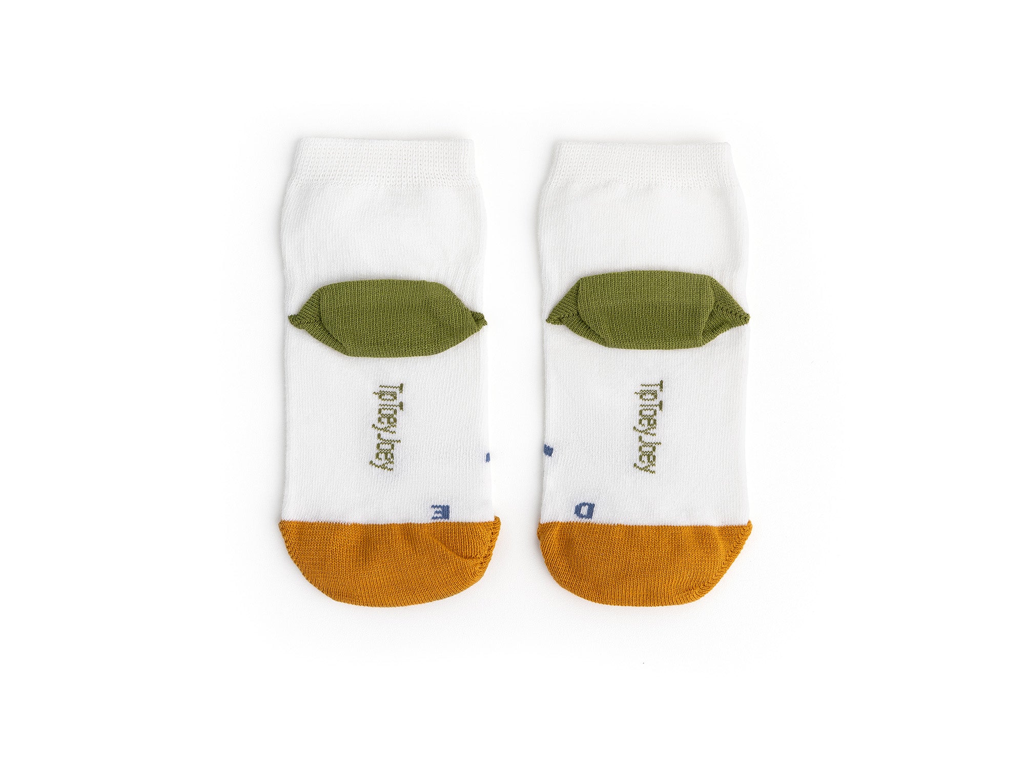 Kit 3 Pares de Medias Barefoot Tip Toey Joey Smile Verde/Azul/Amarillo 4