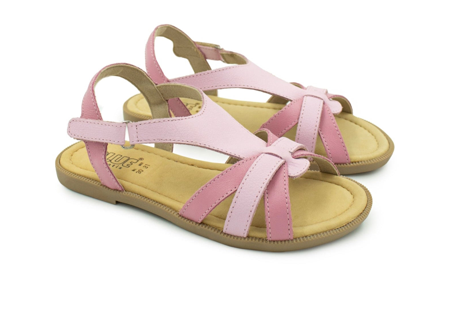 SandaliaCueroAmeliaPlumeRosadaConfort