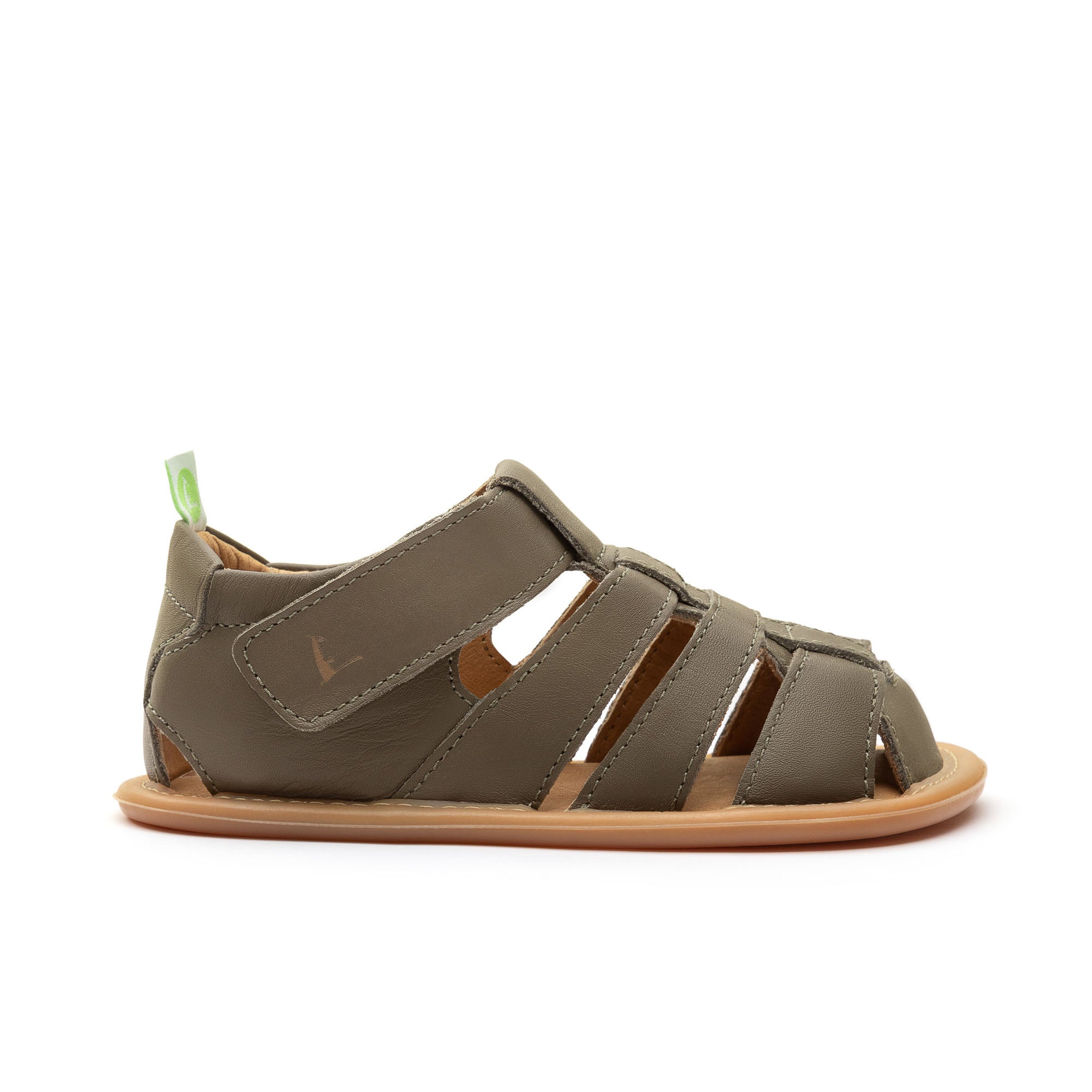 Sandalia Bebé Barefoot Tip Toey Joey Sandy Mineral Green 2