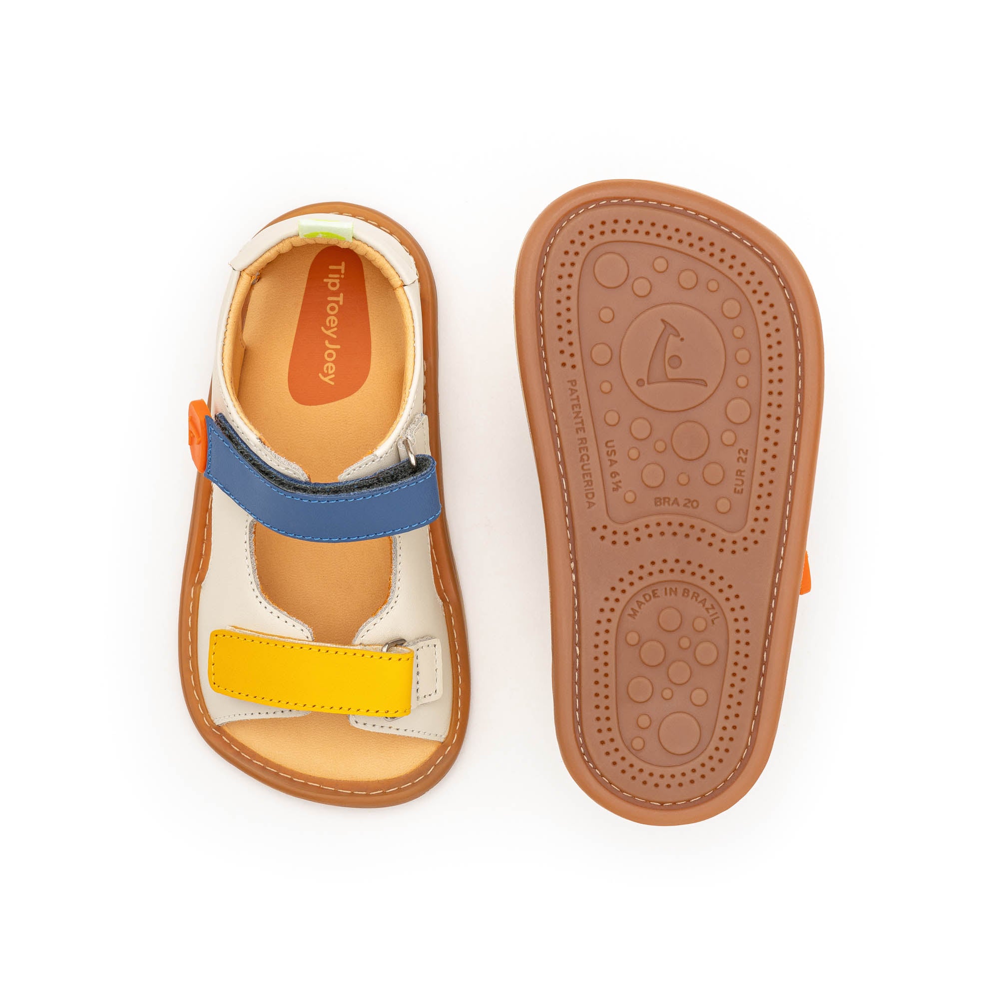 Sandalia Bebé Barefoot Tip Toey joey Explore Crema Colors