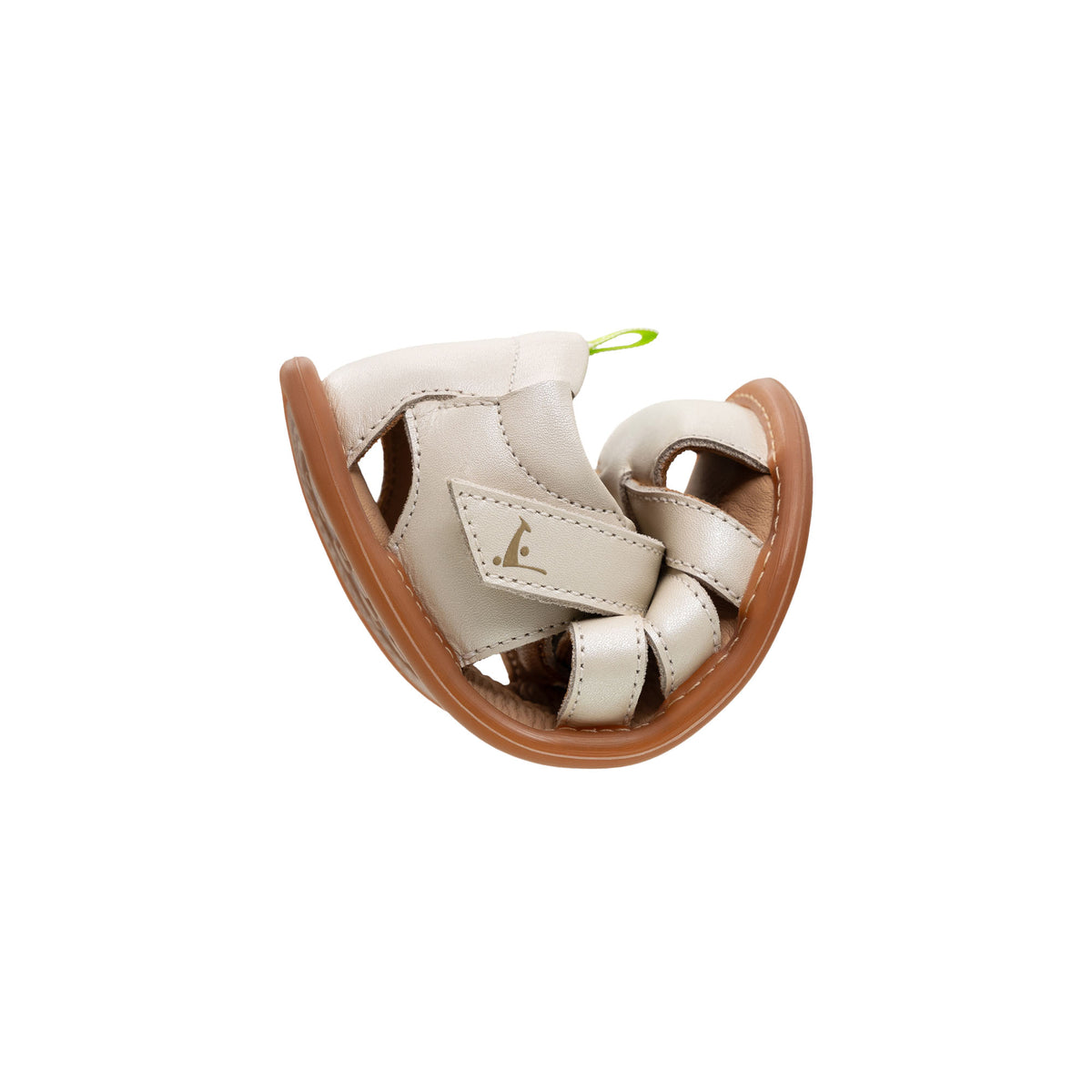 Sandalia Bebe Barefoot Tip Toey Joey Minty Beige 4
