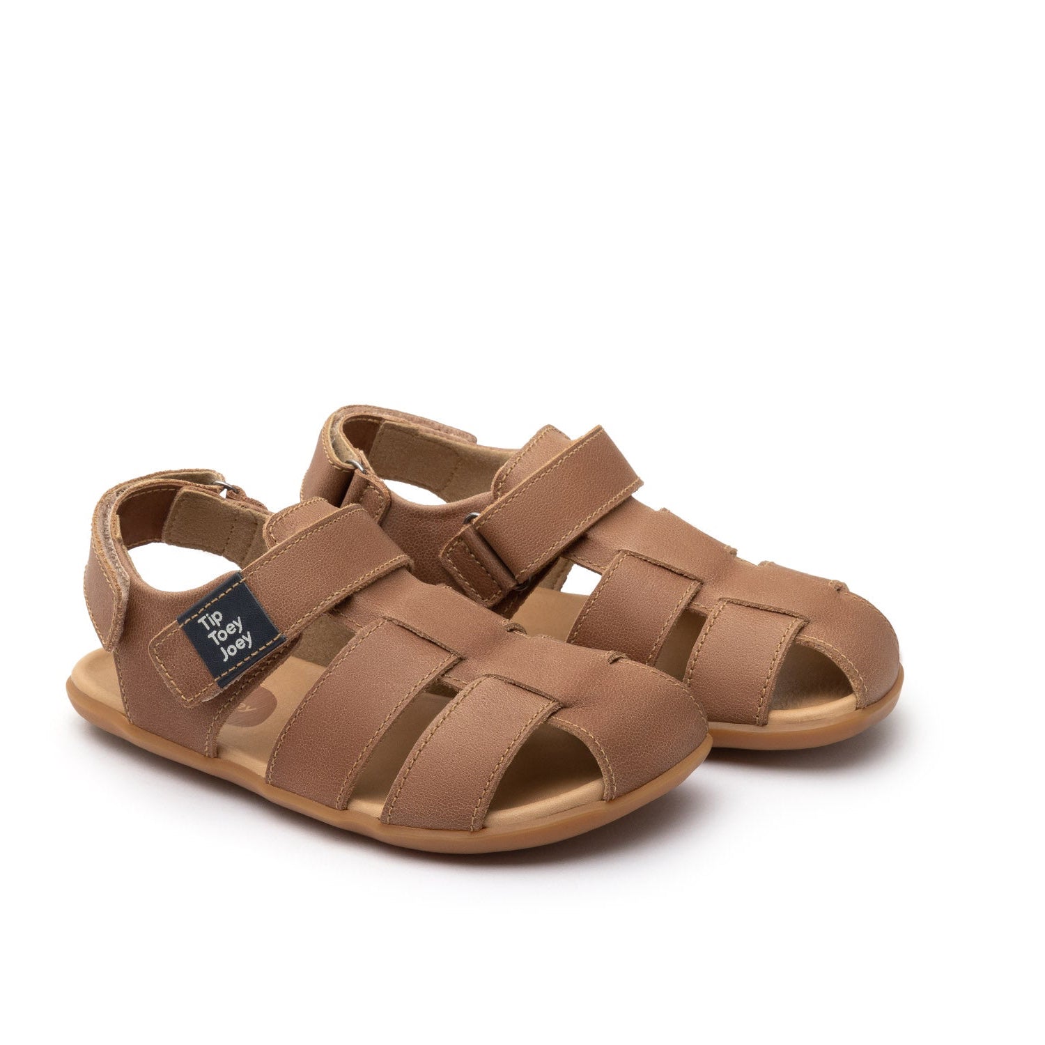 Sandalia Infantil Barefoot Tip Toey Sand Marron 5