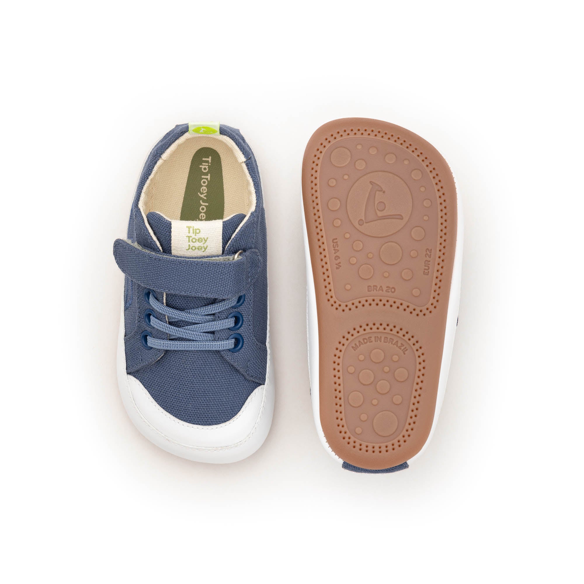 Calzado Bebé Barefoot Tip Toey Joey Dash Vegano Azul