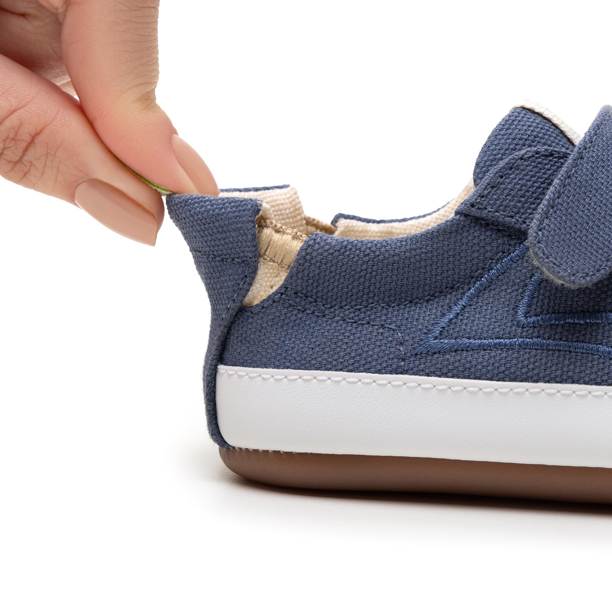 Calzado Bebé Barefoot Tip Toey Joey Dash Vegano Azul