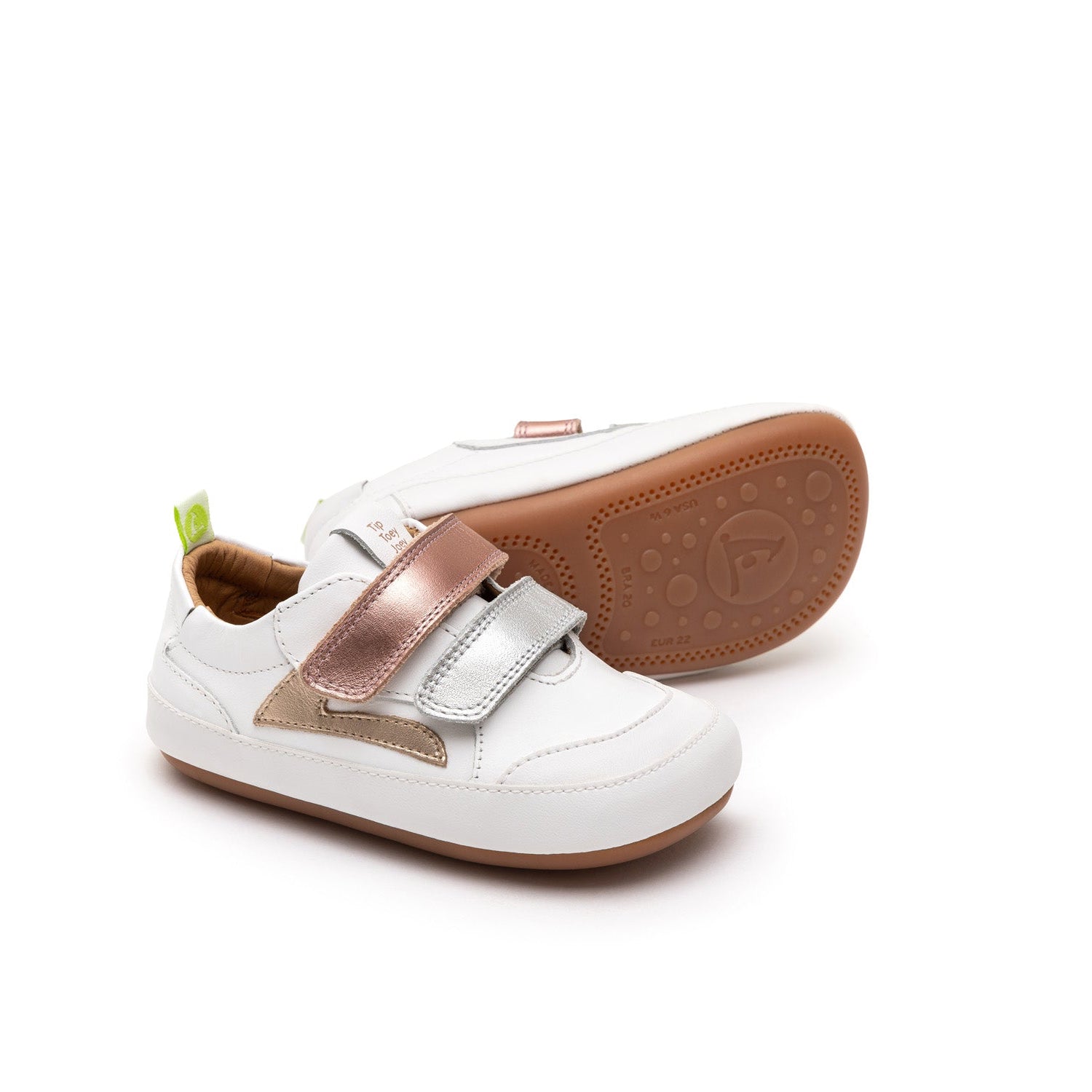 Calzado Bebé Barefoot Tip Toey Joey Landy Mix Metalizado