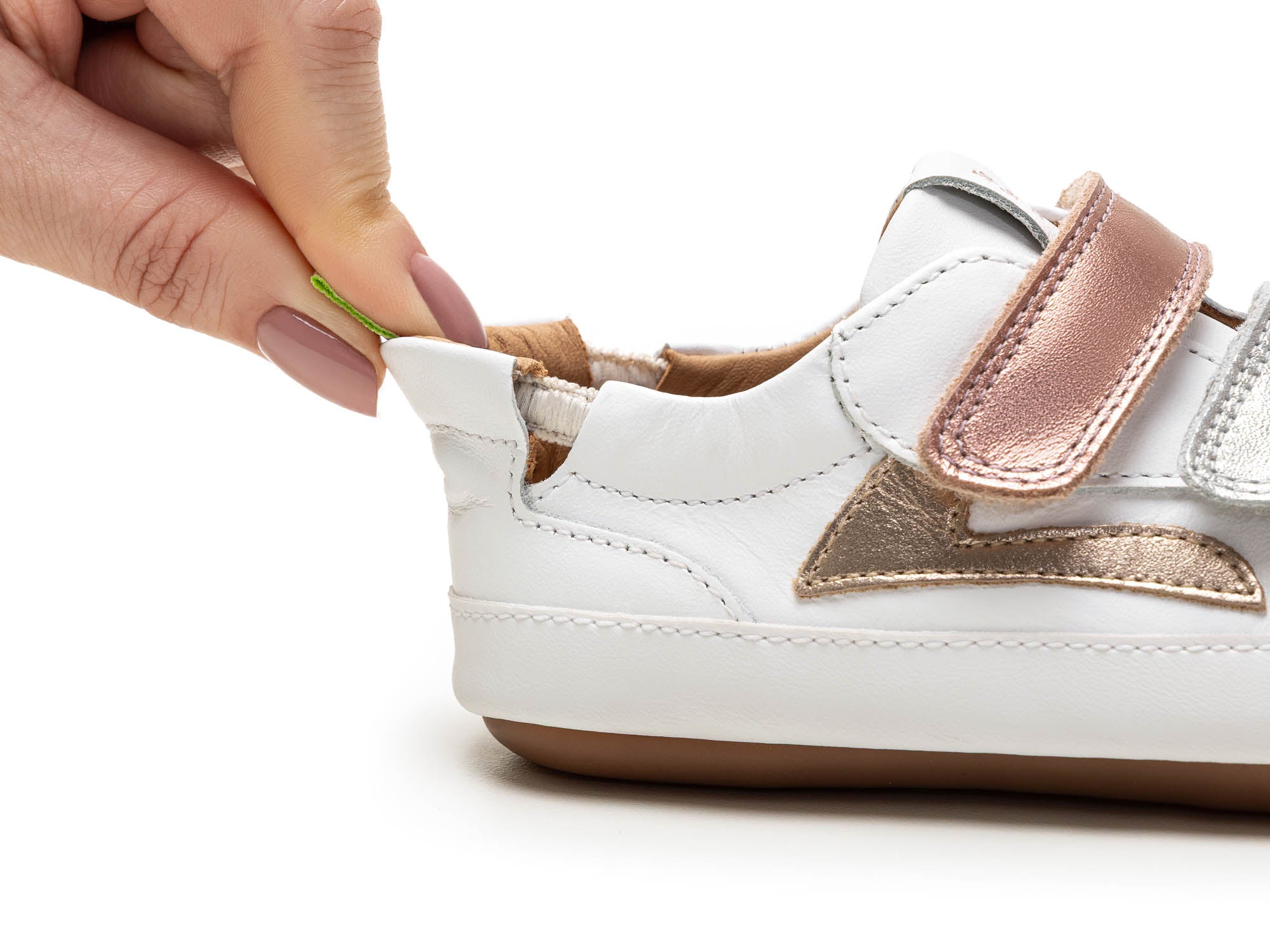 Calzado Bebé Barefoot Tip Toey Joey Landy Mix Metalizado