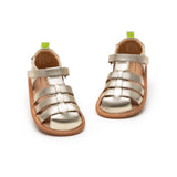 Sandalia Bebé Barefoot Tip Toey Joey Minty Dorada