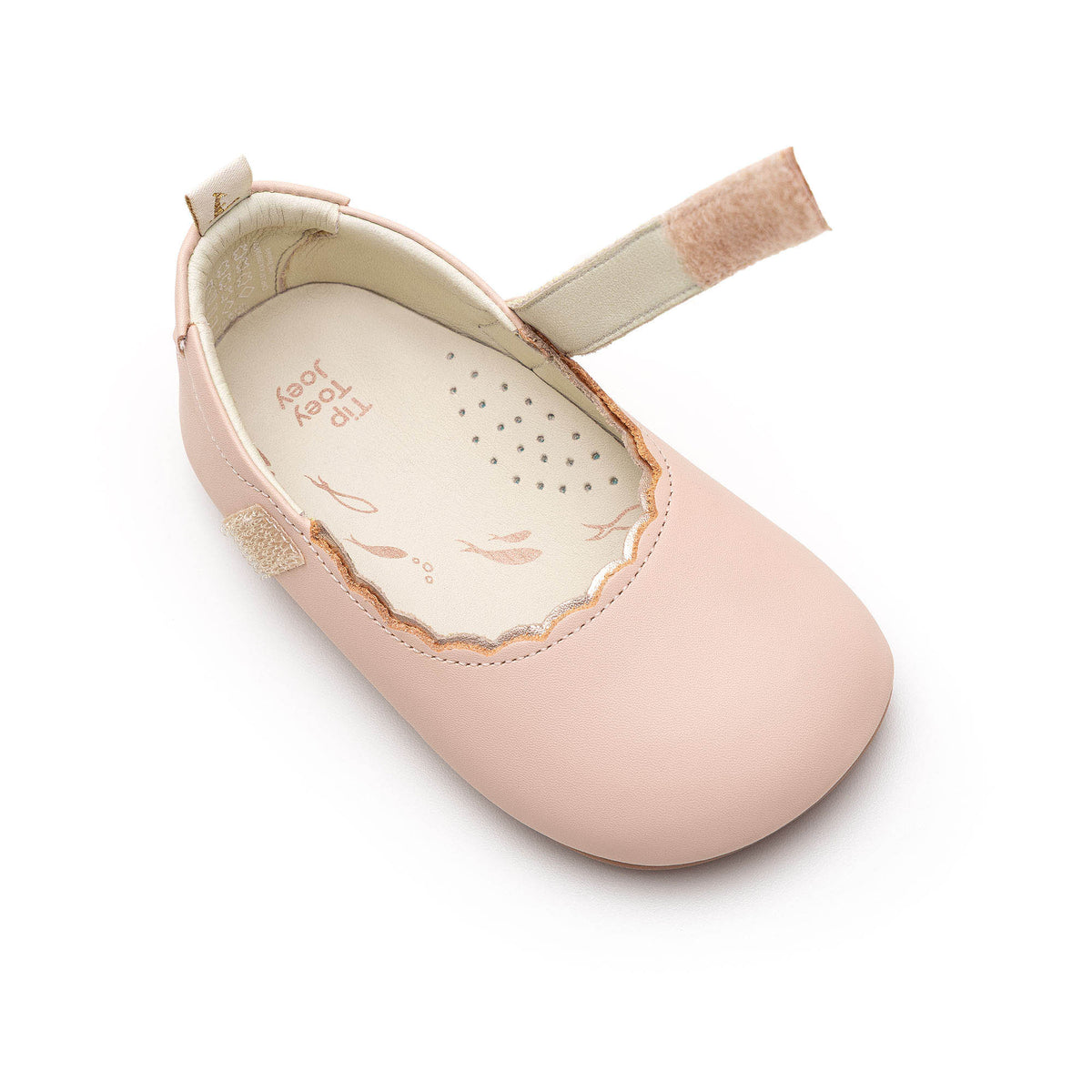 Chatita Bebé Barefoot Tip Toey Joey  Roundy Rosa