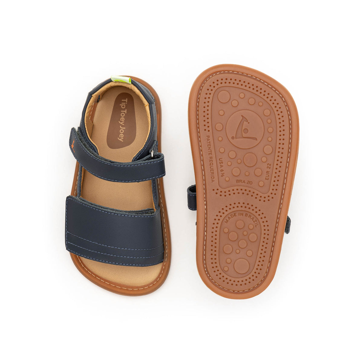 Sandalia Bebé Barefoot Tip Toey Joey Sleeky Navy
