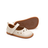 Chatita Bebé Barefoot Tip Toey Joey Sweetheart Crema