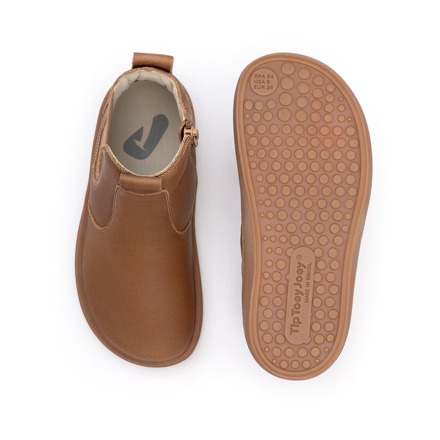 Bota Infantil Barefoot Tip Toey Joey Tracker Marrón 2