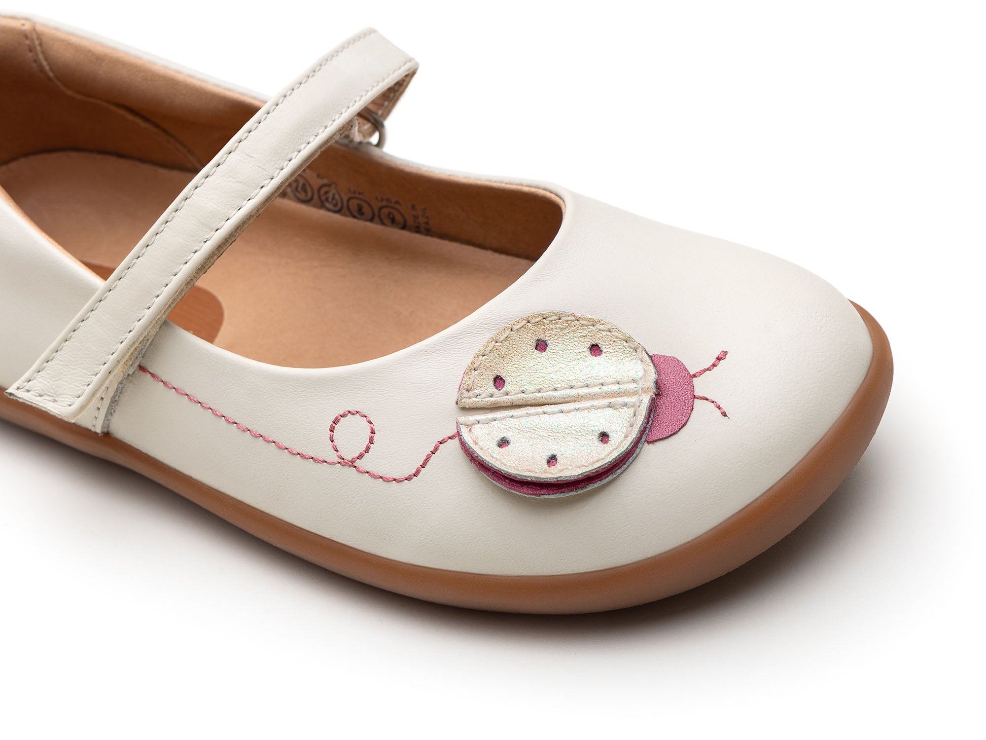 Chatita Infantil Barefoot Tip Toey Joey Ladybug