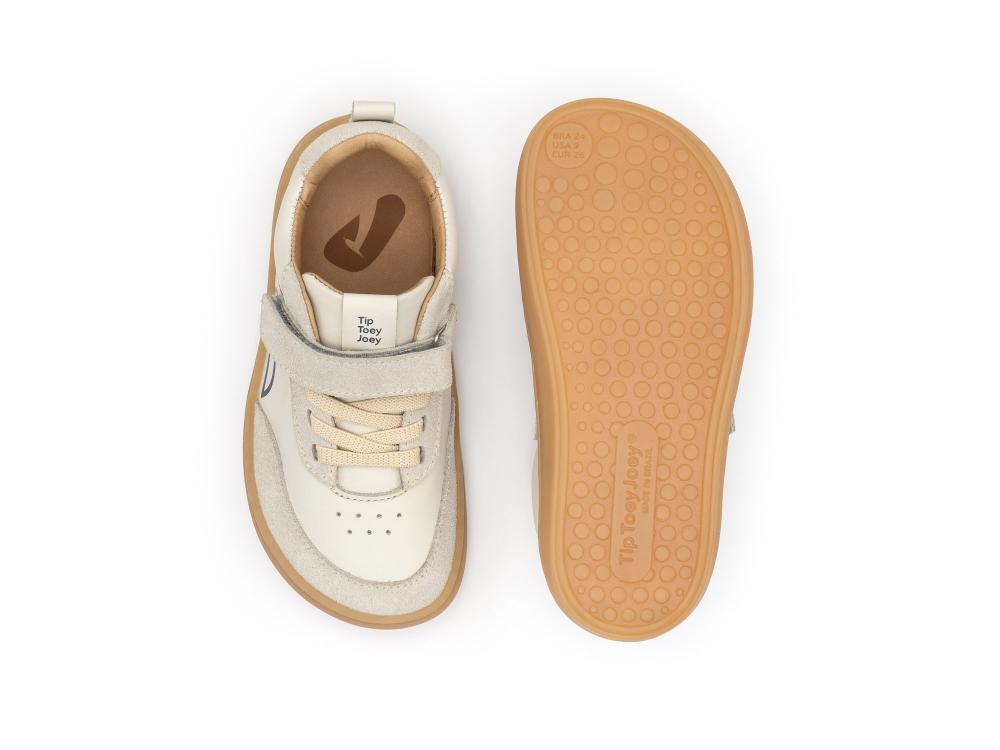 Calzado Infantil Barefoot Tip Toey Joey Outline Crema