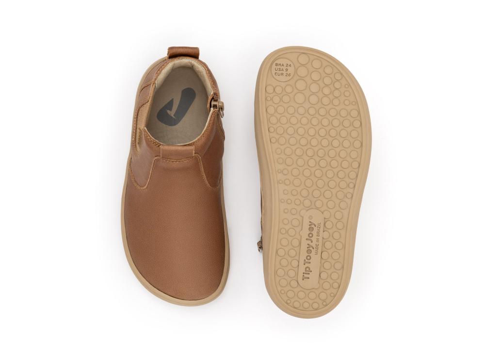 Bota Infantil Barefoot Tip Toey Joey Tracker Marrón