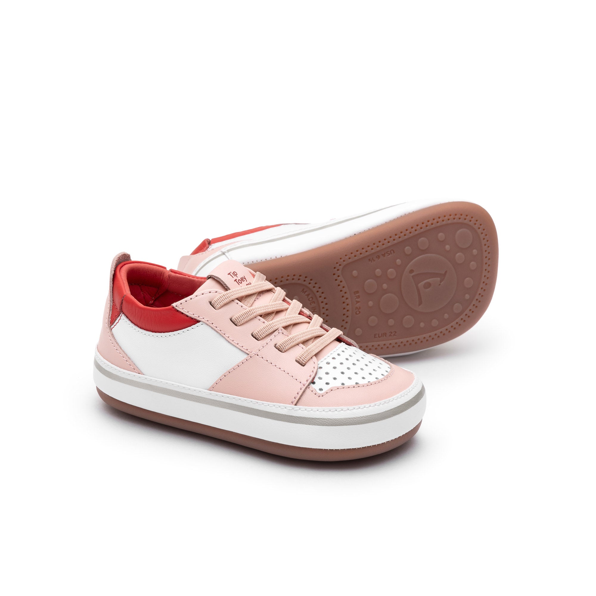 Calzado Barefoot Bebé Tip Toey Joey Ollie Rosado