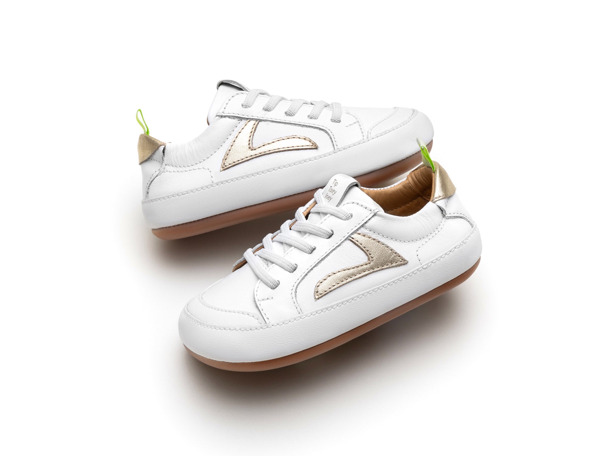 Calzado Bebé Barefoot Tip Toey Joey Ground Blanco Champagne