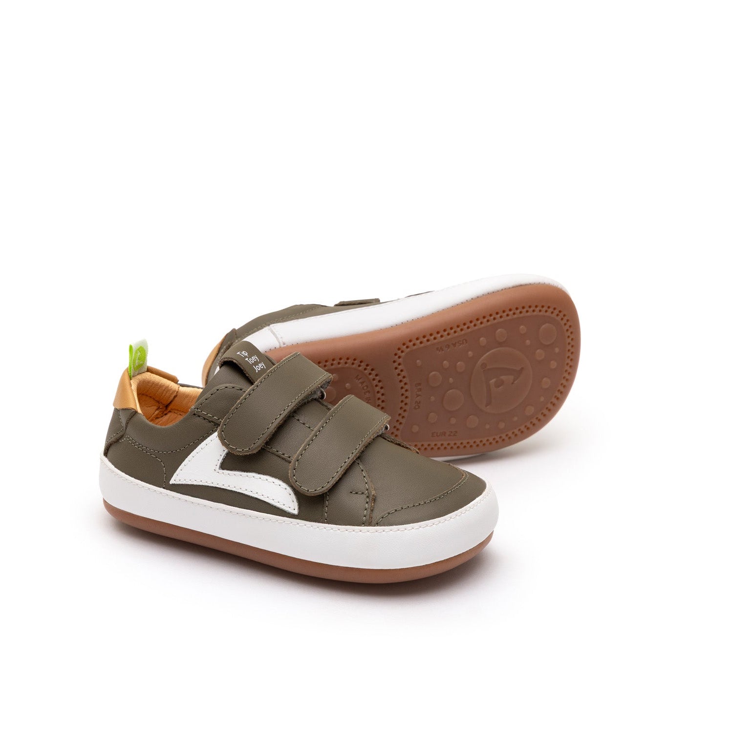 Calzado Bebe Barefoot Tip Toey Joey Hopper Verde Musgo