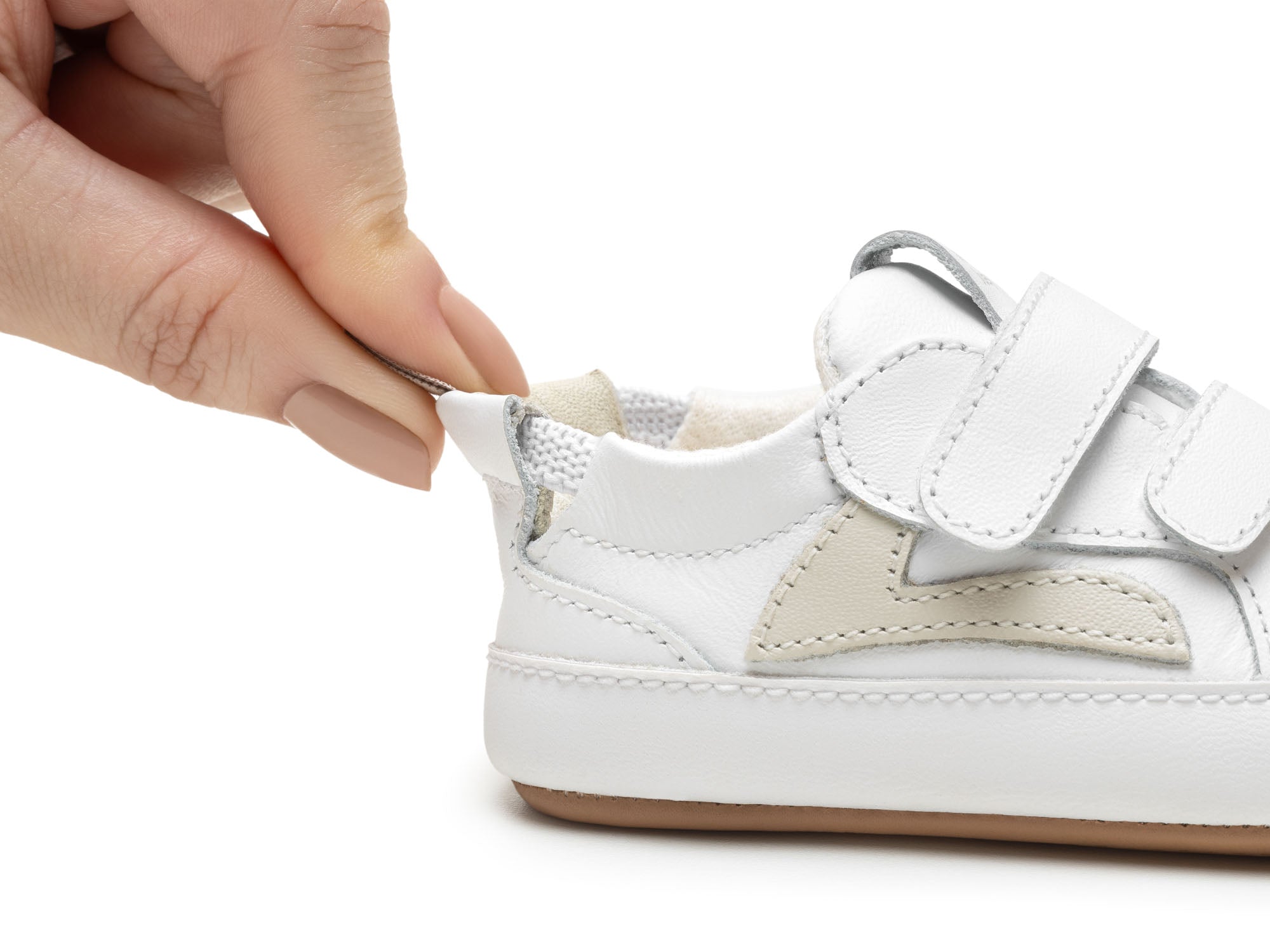 Calzado Bebe  Barefoot Tip Toey Joey Landy Blanco