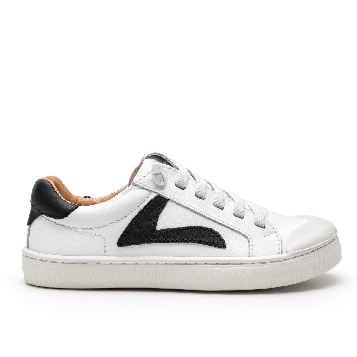Calzado Infantil Barefoot Tip Toey Joey Ground Blanco y  Negro 5