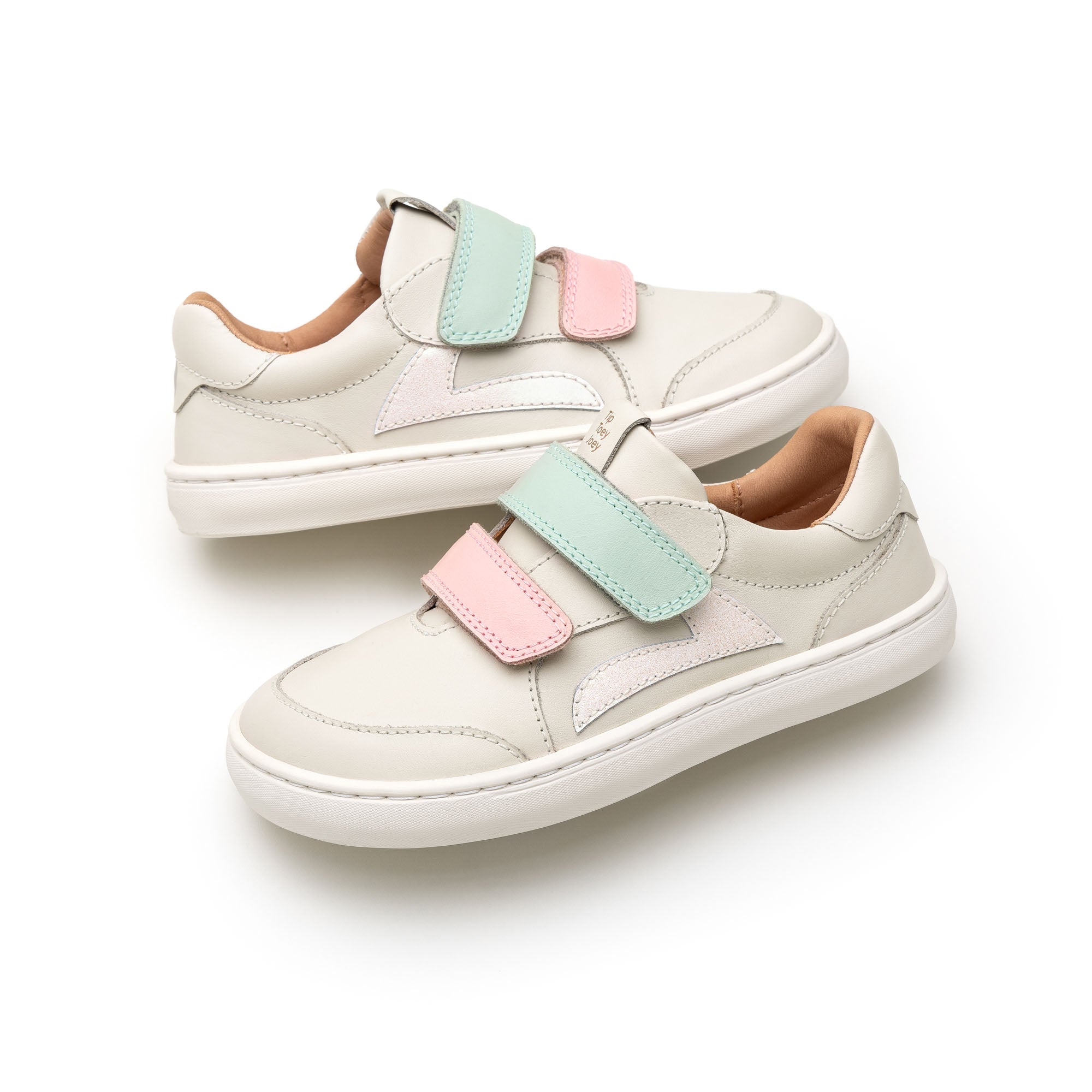 Calzado Infantil Barefoot Tip Toey Joey Landy Beige Candy Colors