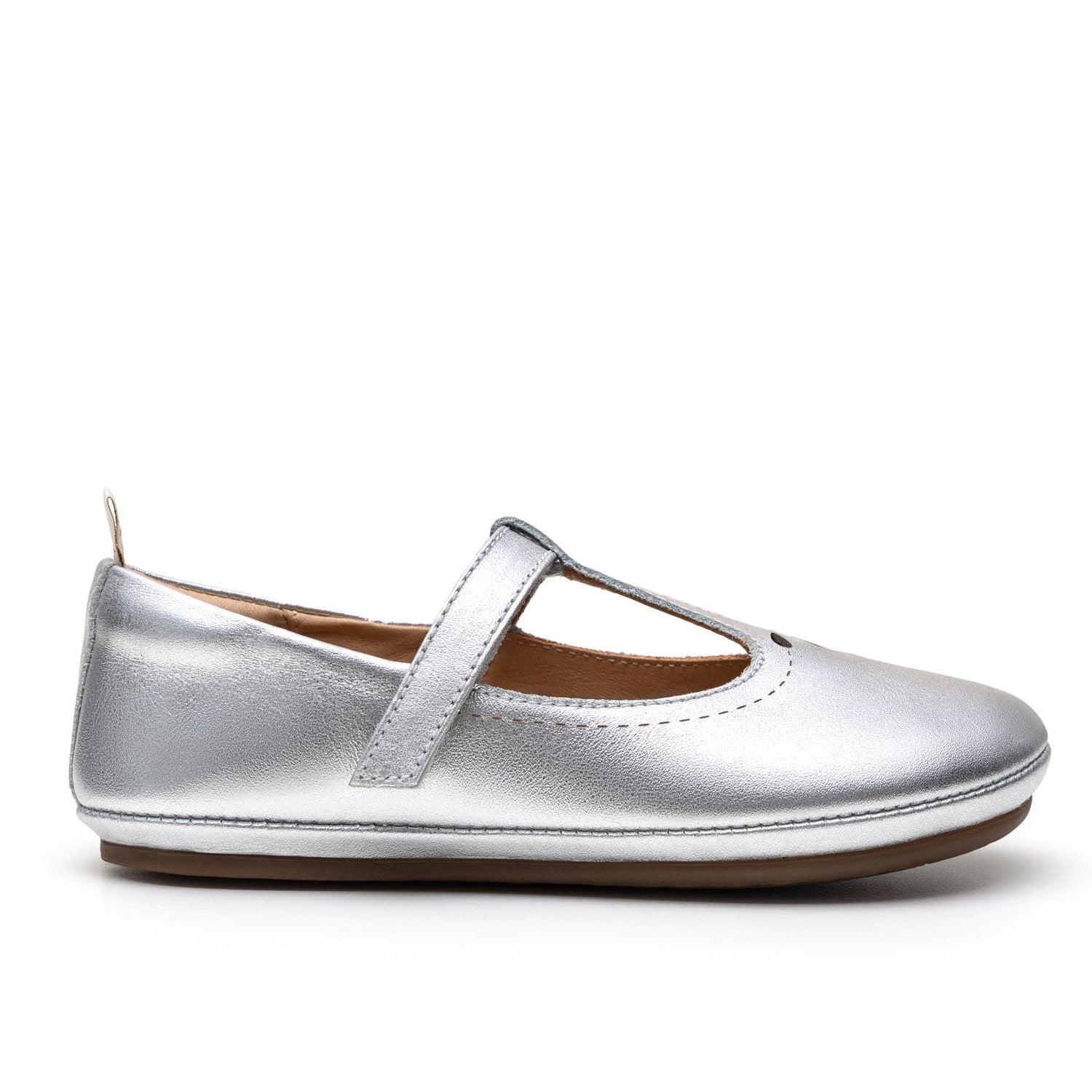 Chatita  Barefoot Tip Toey Joey Dainty Plateada 4