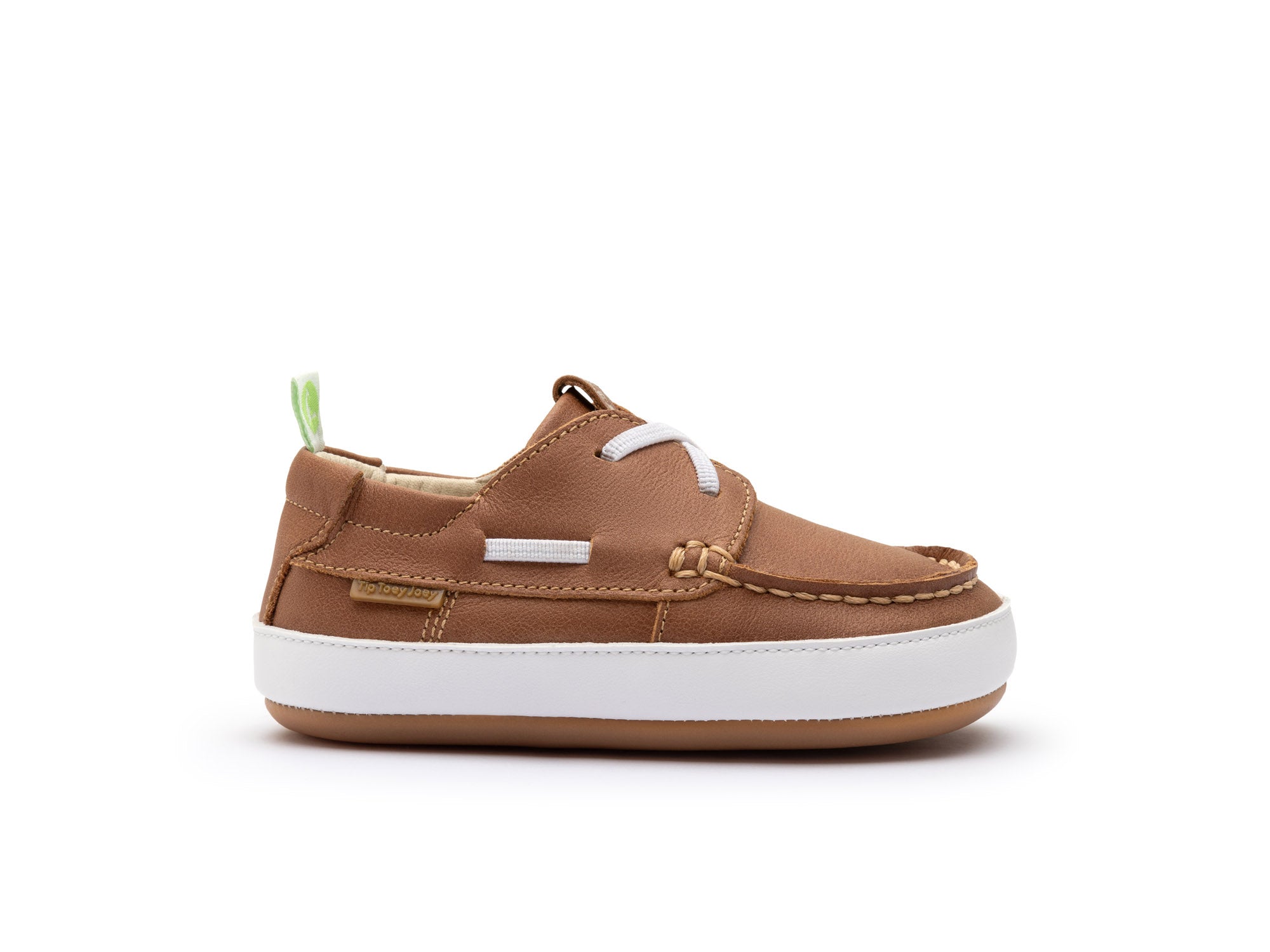 Mocasín Bebé Barefoot Tip Toey Joey Boaty Marrón