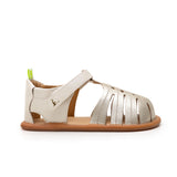 Sandalia Bebé Barefoot Tip Toey Joey Tropically Dorado Suave