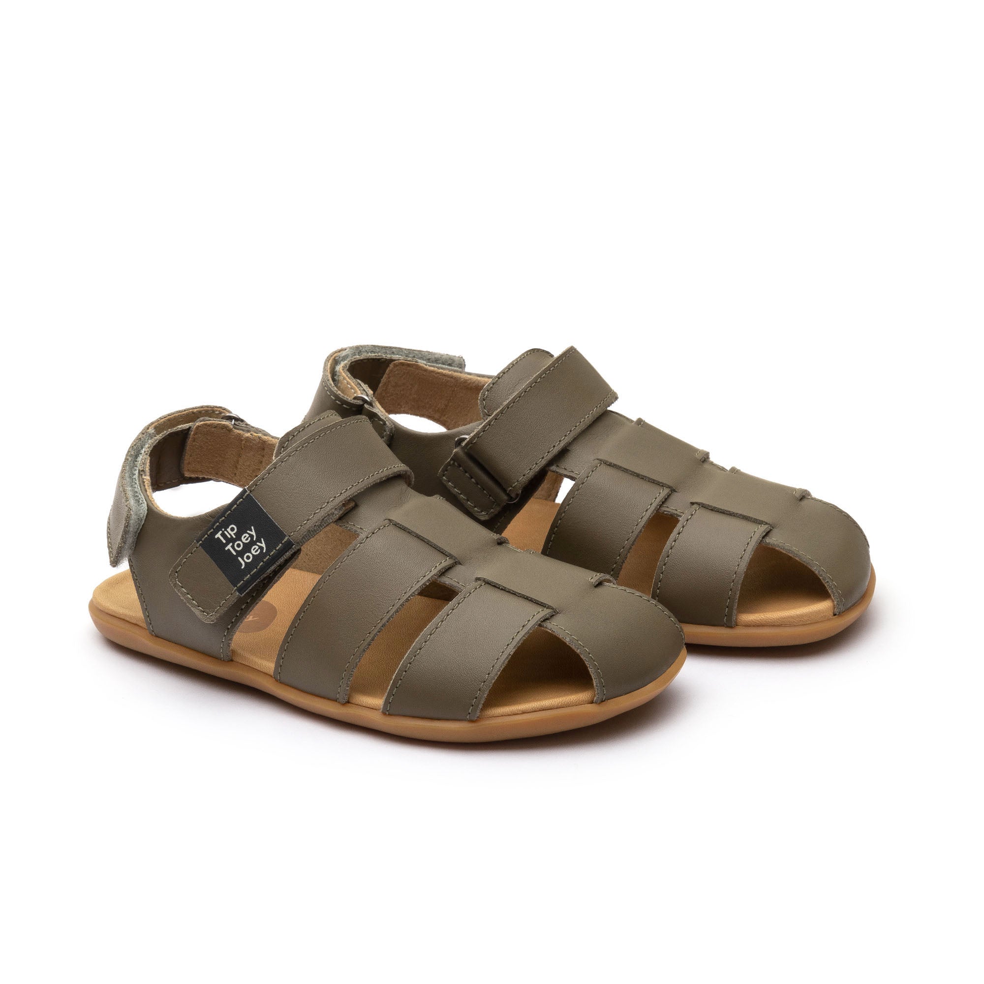 Sandalia Infantil Barefoot Tip Toey Joey Sand Mineral Green