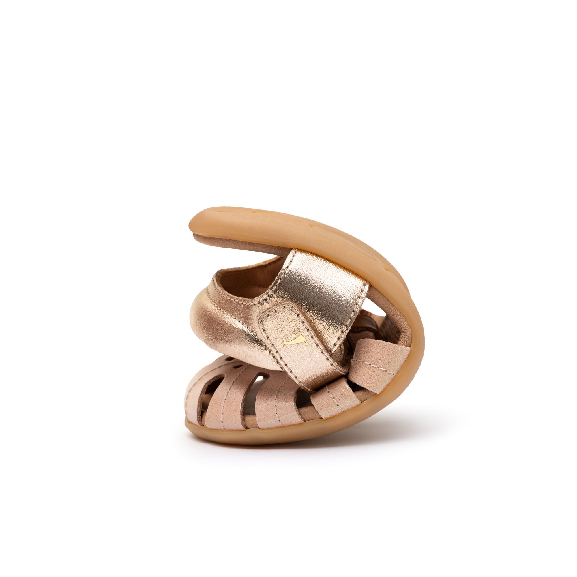 Sandalia Infantil Barefoot Tip Toey Joey Tropical Rosada 3